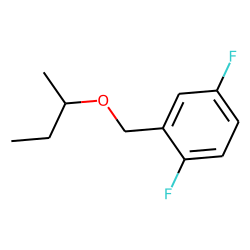 2,5-Difluorobenzyl alcohol, 1-methylpropyl ether