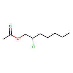 1-Heptanol, 2-chloro, acetate