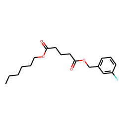 Glutaric acid, 3-fluorobenzyl hexyl ester