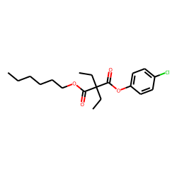 Diethylmalonic acid, 4-chlorophenyl hexyl ester
