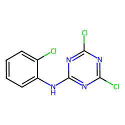 1,3,5-Triazin-2-amine, 4,6-dichloro-N-(2-chlorophenyl)-