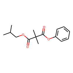 Dimethylmalonic acid, isobutyl phenyl ester