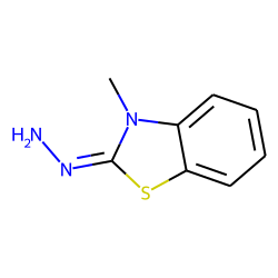 2(3H)-Benzothiazolone, 3-methyl-, hydrazone