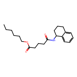 Glutaric acid, N-(1,2,3,4-tetrahydronaphth-1-yl)-, hexyl ester