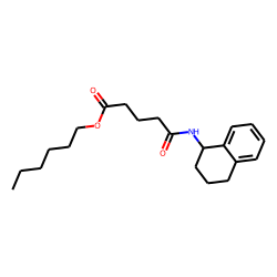 Glutaric acid monoamide, N-(1,2,3,4-tetrahydronaphth-1-yl)-, hexyl ester