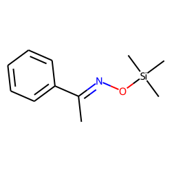 Acetophenone, oxime, TMS