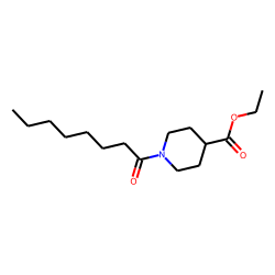 Isonipecotic acid, N-(octanoyl)-, ethyl ester