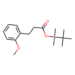 3-(2-Methoxyphenyl)propionic acid, TBDMS