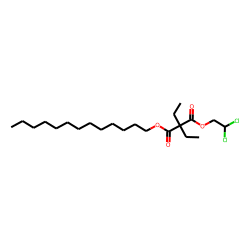 Diethylmalonic acid, 2,2-dichloroethyl tridecyl ester