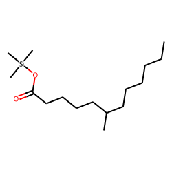 Dodecanoic acid, 6-methyl, trimethylsilyl ester