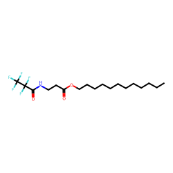 .beta.-Alanine, N-pentafluoropropionyl-, dodecyl ester