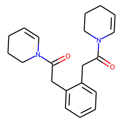 Pyridine, 1,1'-[1,2-phenylenebis(1-oxo-2,1-ethanediyl)]bis[1,2,3,4-tetrahydro-