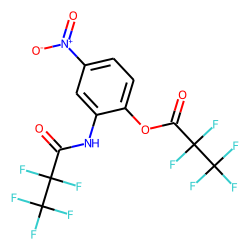 Nitrobenzene, 3-pentafluoropropionylamino-4-pentafluoropropionyloxy-