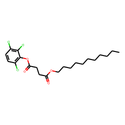 Succinic acid, 2,3,6-trichlorophenyl undecyl ester