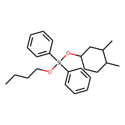 Silane, diphenylbutoxy(3,4-dimethylcyclohexyloxy)-