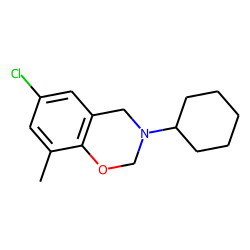 2H-1,3-Benzoxazine, 6-chloro-3-cyclohexyl-3,4-dihydro-8-methyl-