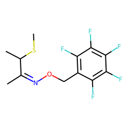 2-Butanone, 3-methylthio, PFBO # 2