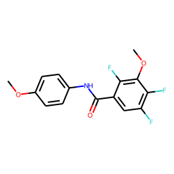 2,4,5-Trifluoro-3-methoxybenzamide, N-(4-methoxyphenyl)-