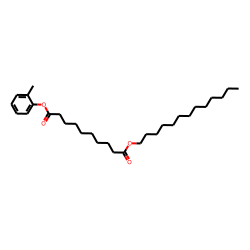 Sebacic acid, 2-methylphenyl tridecyl ester