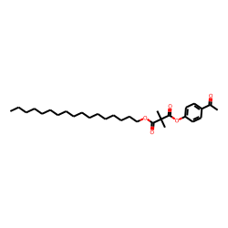 Dimethylmalonic acid, 4-acetylphenyl heptadecyl ester