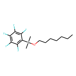 Heptanol, dimethylpentafluorophenylsilyl ether