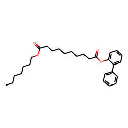 Sebacic acid, heptyl 2-phenylphenyl ester