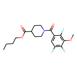 Isonipecotic acid, N-(2,4,5-trifluoro-3-methoxybenzoyl)-, butyl ester