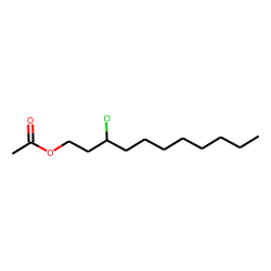 1-Undecanol, 3-chloro, acetate