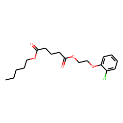 Glutaric acid, 2-(2-chlorophenoxy)ethyl pentyl ester