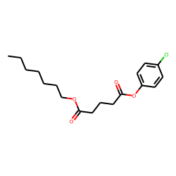 Glutaric acid, 4-chlorophenyl heptyl ester
