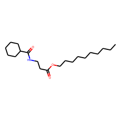 «beta»-Alanine, N-cyclohexylcarbonyl-, decyl ester