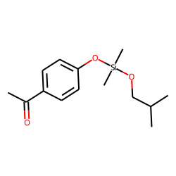 Silane, dimethyl(4-acetylphenoxy)isobutoxy-
