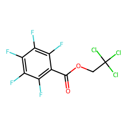 Pentafluorobenzoic acid, 2,2,2-trichloroethyl ester