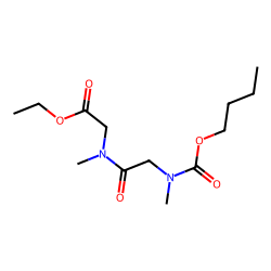 Sarcosylsarcosine, N-butoxycarbonyl-, ethyl ester