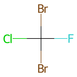 Chloro dibromo fluoro methane
