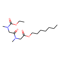 Sarcosylsarcosine, N-ethoxycarbonyl-, heptyl ester