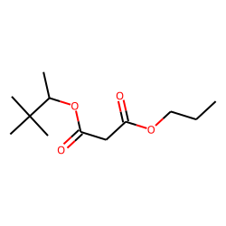 Malonic acid, 3,3-dimethylbut-2-yl propyl ester