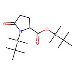 L-Proline, 1-(tert-butyldimethylsilyl)-5-oxo-, tert-butyldimethylsilyl ester