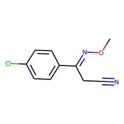 E-3-(4-Chlorophenyl)-3-methoxyiminopropanenitrile