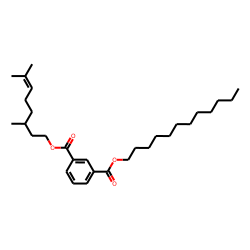 Isophthalic acid, 3,7-dimethyloct-6-enyl dodecyl ester