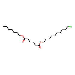 Adipic acid, 10-chlorodecyl heptyl ester