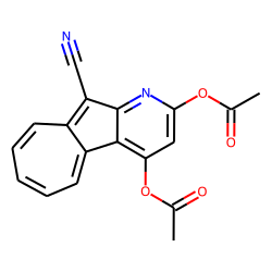 2,4-Diacetoxy-10-cyanoazuleno(2,1-b)pyridine