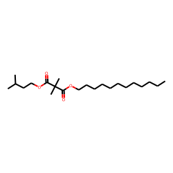 Dimethylmalonic acid, dodecyl 3-methylbutyl ester