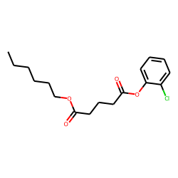 Glutaric acid, 2-chlorophenyl hexyl ester