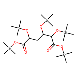 3-Deoxy-ribo-hexaric acid, TMS