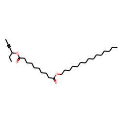 Sebacic acid, hex-4-yn-3-yl pentadecyl ester