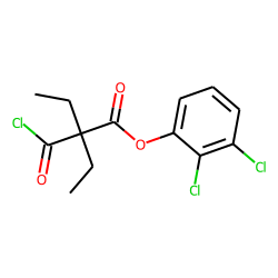 Diethylmalonic acid, monochloride, 2,3-dichlorophenyl ester