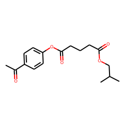 Glutaric acid, 4-acetylphenyl isobutyl ester