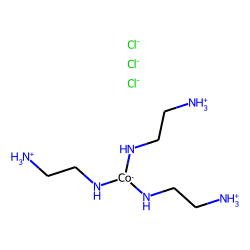 Tris ethylene diamine cobalt chloride