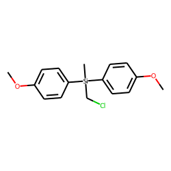 Silane, chloromethyl, methyl, bis-(4-methoxyphenyloxy)